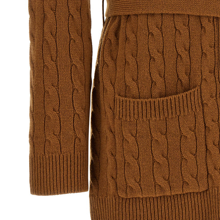 Valentino Garavani Brown Cashmere Cardigan