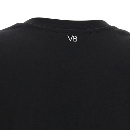 Victoria Beckham Black Cotton T-Shirt