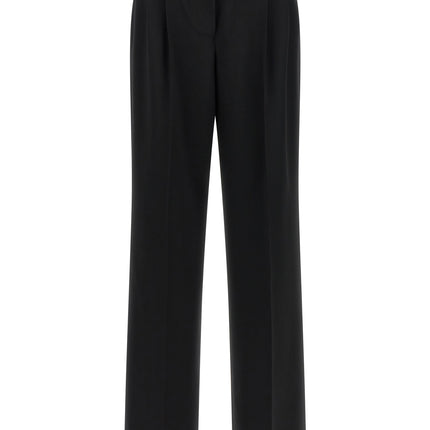 Dolce & Gabbana Black Virgin Wool Casual Pants