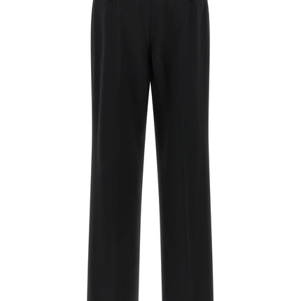 Dolce & Gabbana Black Virgin Wool Casual Pants