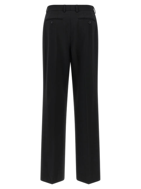 Dolce & Gabbana Black Virgin Wool Casual Pants