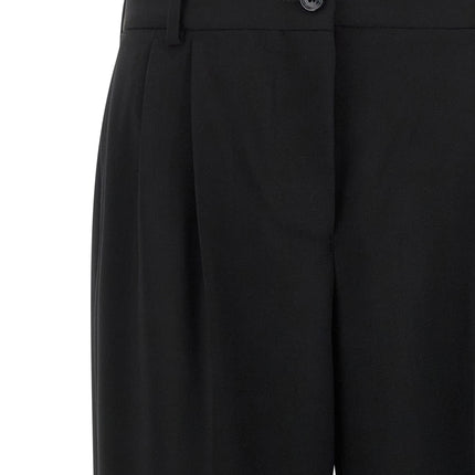 Dolce & Gabbana Black Virgin Wool Casual Pants