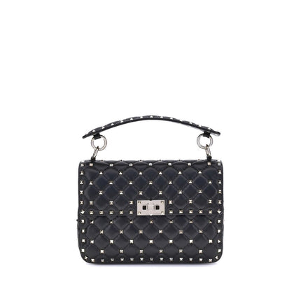 Valentino Garavani Black Lamb Ovis Aries Aries Handbag