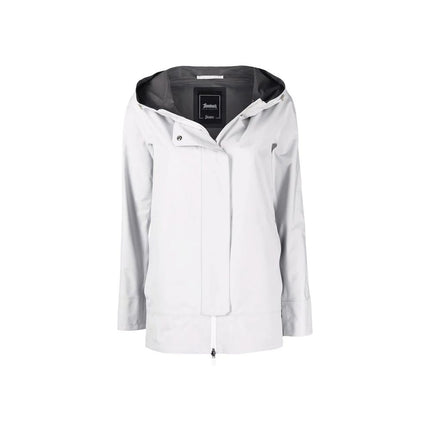 Herno Gray Polyester Shell Jacket