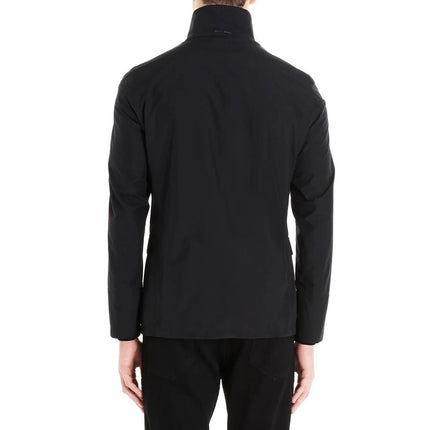 Herno Black Polyester Full-Length Jacket