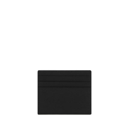 Prada Black Calf Leather Bos Taurus Wallet