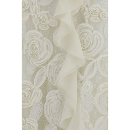 Nissa Beige Polyester Cocktail Dress