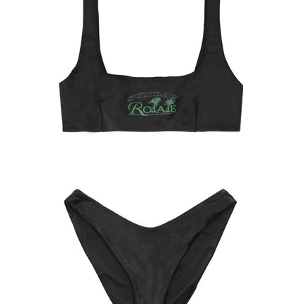 ROTATE BIRGER CHRISTENSEN Black Polyester Bikini