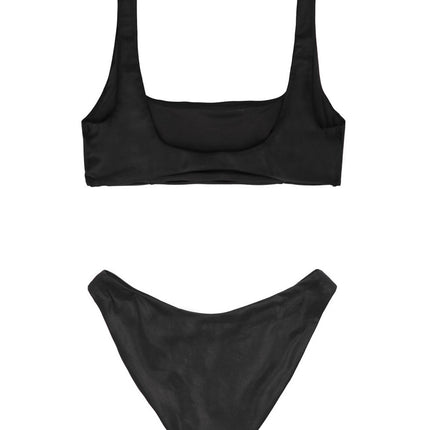 ROTATE BIRGER CHRISTENSEN Black Polyester Bikini