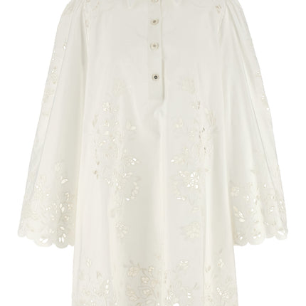 Dolce & Gabbana White Cotton Short Dress