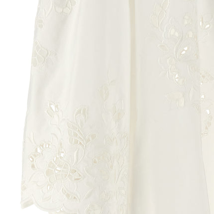 Dolce & Gabbana White Cotton Short Dress