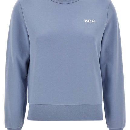 A.P.C. Blue Cotton Sweatshirt