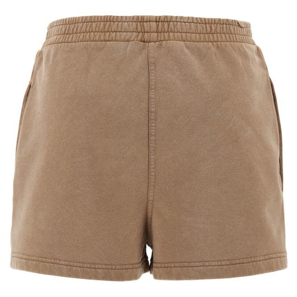 Fendi Brown Cotton Bermuda Shorts