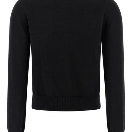Maison Kitsuné Black Virgin Wool Cardigan