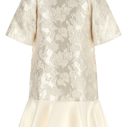Ganni White Polyester Short Dress Ganni