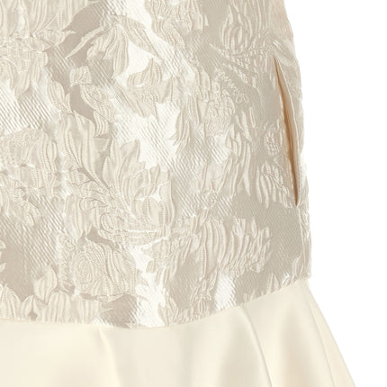 Ganni White Polyester Short Dress Ganni