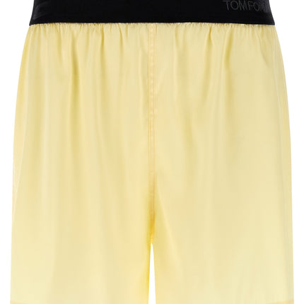Tom Ford Bicolor Silk Bermuda Shorts