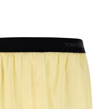 Tom Ford Bicolor Silk Bermuda Shorts