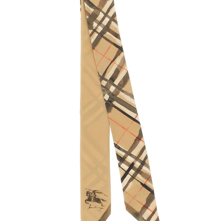 Burberry Beige Satin Foulard