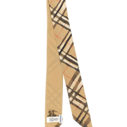 Burberry Beige Satin Foulard