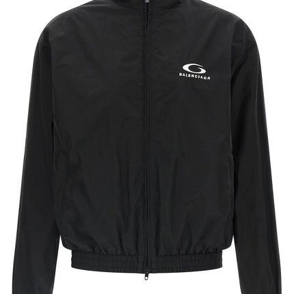 Balenciaga Black Cotton Bomber