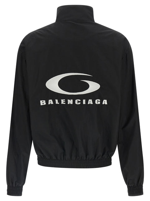 Balenciaga Black Cotton Bomber
