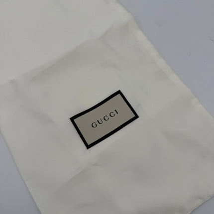 Gucci GUCCI Zip Black Front Logo Embossed Wallet