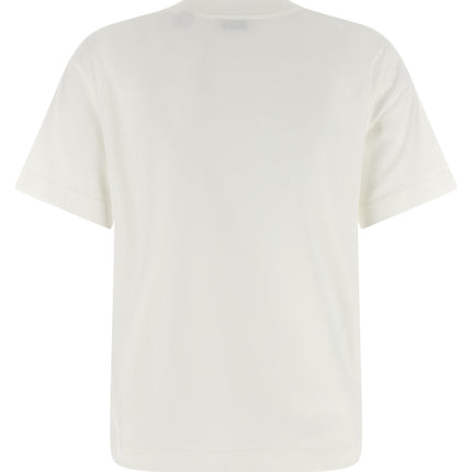 Burberry White Cotton T-Shirt