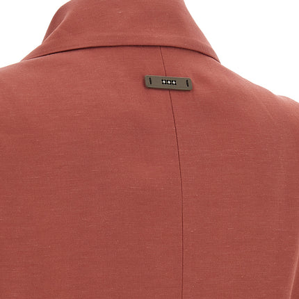 Peserico Multicolor Viscose Sleeveless Jacket Peserico