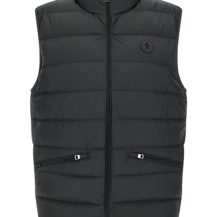 Moncler Black Polyester Sleeveless Jacket