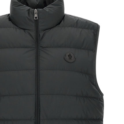 Moncler Black Polyester Sleeveless Jacket