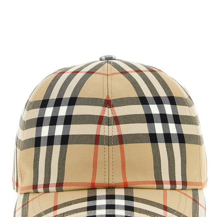 Burberry Beige Cotton Cap (Baseball Hat)