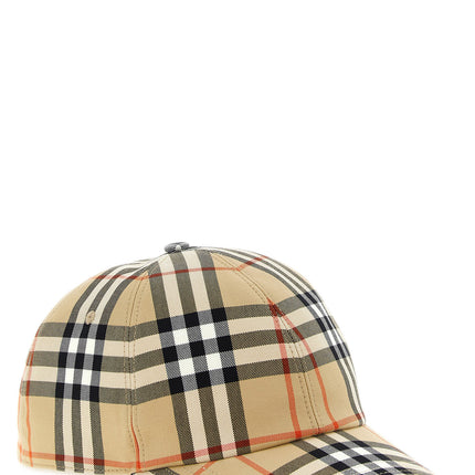 Burberry Beige Cotton Cap (Baseball Hat)