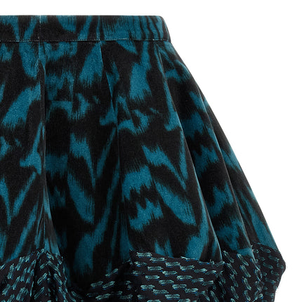 Kiko Kostadinov Multicolor Cotton Long Skirt