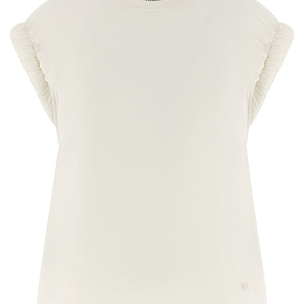 NUDE White Cotton T-Shirt