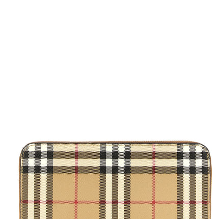 Burberry Beige Polyethylene Cardholder Burberry
