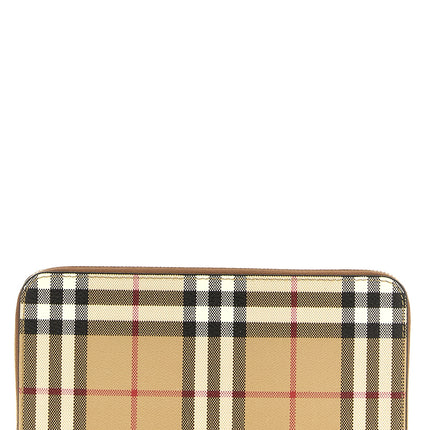 Burberry Beige Polyethylene Cardholder Burberry