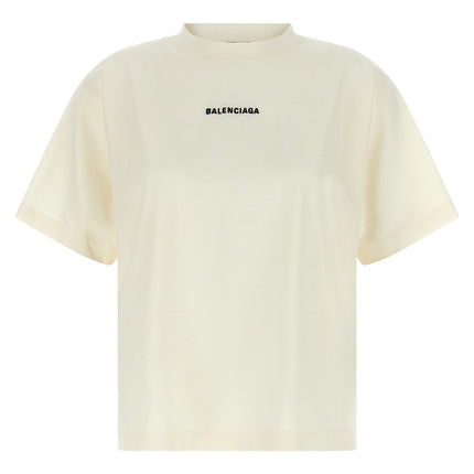 Balenciaga White Cotton T-Shirt