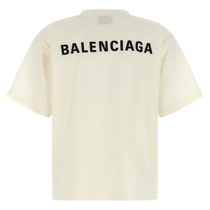 Balenciaga White Cotton T-Shirt