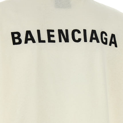 Balenciaga White Cotton T-Shirt