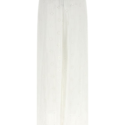 Polo Ralph Lauren White Cotton Casual Pants Polo Ralph Lauren