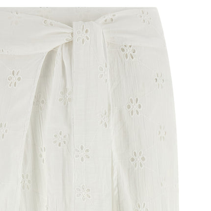 Polo Ralph Lauren White Cotton Casual Pants Polo Ralph Lauren