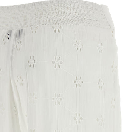 Polo Ralph Lauren White Cotton Casual Pants Polo Ralph Lauren