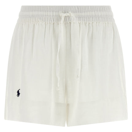 Polo Ralph Lauren White Organic Cotton Bermuda Shorts