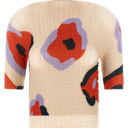 Issey Miyake Beige Polyester Pattern Shirt