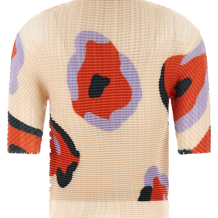 Issey Miyake Beige Polyester Pattern Shirt