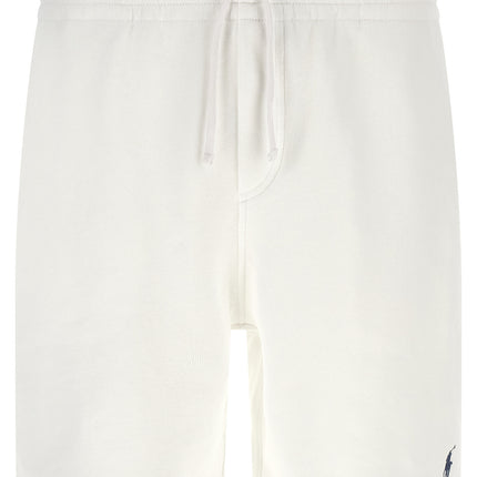 Polo Ralph Lauren White Cotton Bermuda Shorts