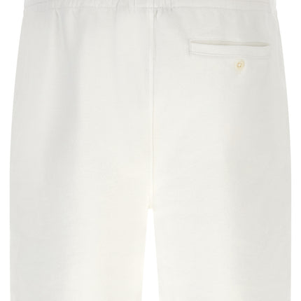 Polo Ralph Lauren White Cotton Bermuda Shorts