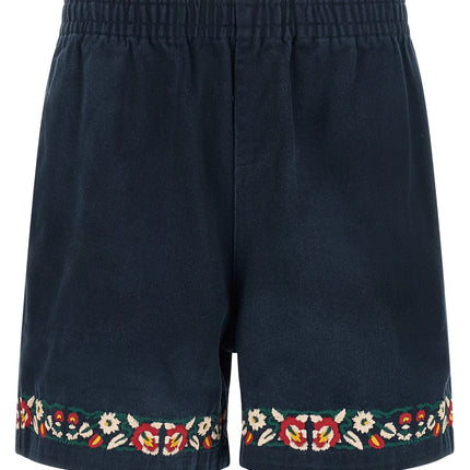 FOUND Blue Cotton Bermuda Shorts