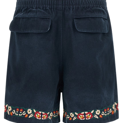FOUND Blue Cotton Bermuda Shorts